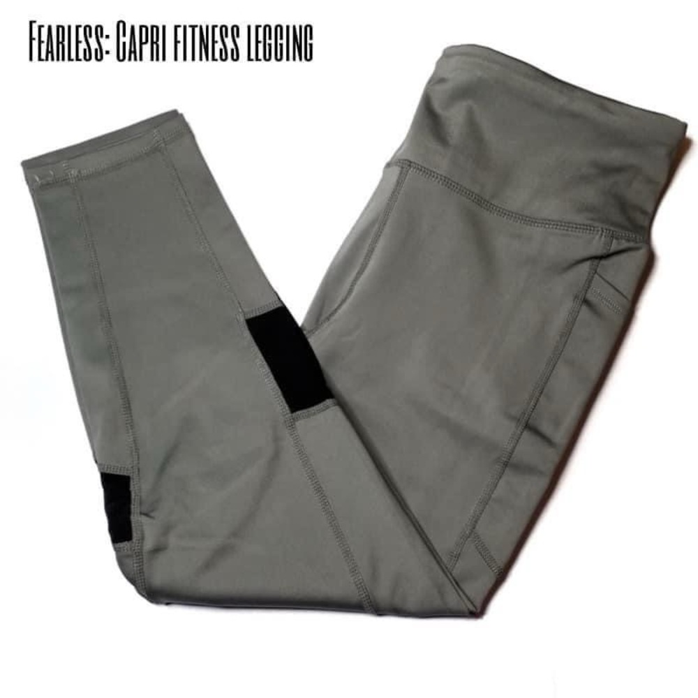LuLaRoe Fearless Capri Fitness Leggings